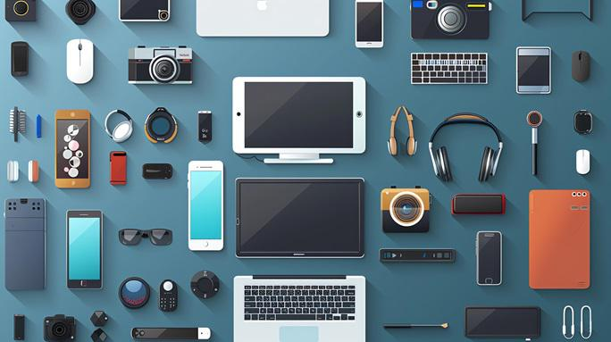 Multiple Electronics Items