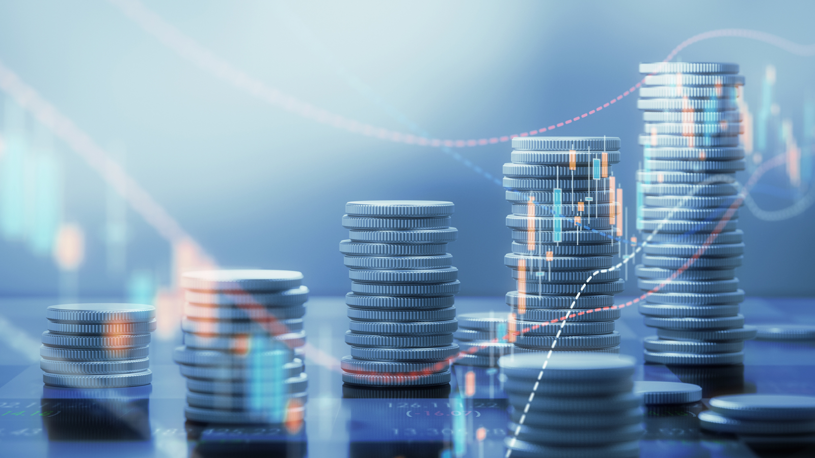 Coins on the table and ranking graph